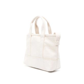 Kenzo Boke Flower Logo Tote Bag White >