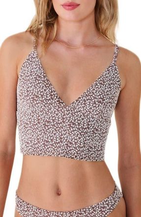 Andie Swim Lanikai Crop Tankini Top in Nutmeg at Nordstrom, Size X-Large