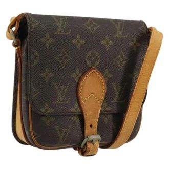 Louis Vuitton Pre-owned Cross Body Bags, female, Brown, Size: ONE SIZE Pre-owned Cartouchiere PM Shoulder Bag