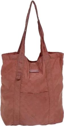 Gucci Pre-owned Tote Bags, female, Pink, Size: ONE SIZE Pre-owned Vintage Tote Bag