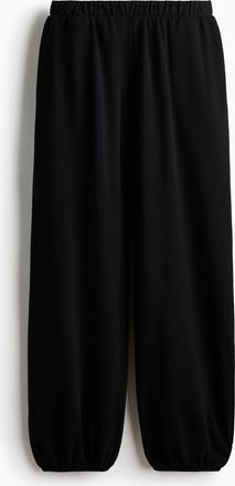 H&M Joggpants in Loose Fit - Schwarz