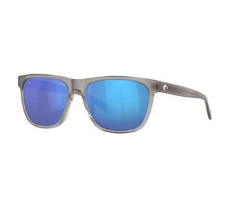 Costa Unisex - Apalach Glasses In Matte Gray Crystal Frame/blue Mirror
