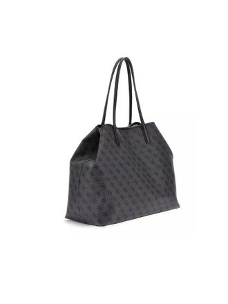 Guess Monogram Jacquard Tote Bag - Black