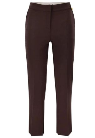 Elisabetta Franchi Pantaloni con charm logo Elisabetta Franchi