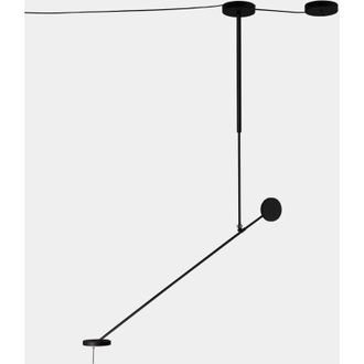Leds - C4 Grok Invisible - Colgante De Techo Led Negro Mate Atenuaci&oacute;n De Red (lc) 765lm 3000k
