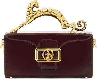 Lanvin Borsa Pencil mini leopardata - Rosso