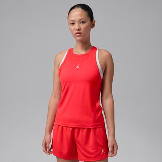 Nike Jordan Womens Jordan Sport Essentials Dri-FIT Sleeveless Top in Red | IF2205-631