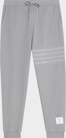 Thom Browne Mens 4-Bar Stripe Cotton Sweatpants