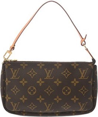 Louis Vuitton Brown Monogram Pochette Pouch (Pre-Owned)