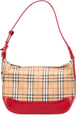 Burberry Pre-owned Burberry Haymarket Check Canvas Shoulder Bag 1G830QHJAJHJAGHS
