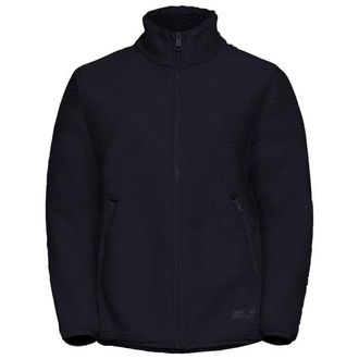 Jack Wolfskin High Curl Jacket Fleecejacke f&uuml;r Damen | schwarz