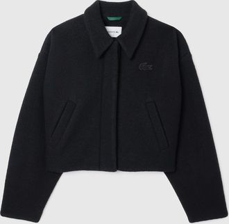 Lacoste Womens Lacoste Cropped Jacket in Black