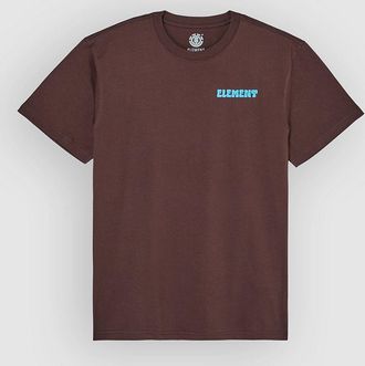 Element Pleasure T-Shirt braun