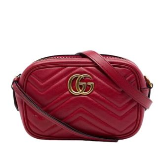 Gucci Pre-owned Borsa a tracolla trapuntata - - Pre-owned - Donna - Rosso - ONE SIZE