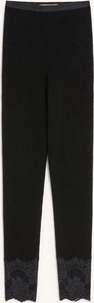 Valentino Leggins In Cashmere Donna NERO XL