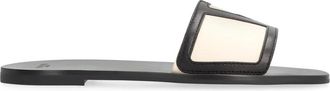 Valentino Garavani Viva Superstar Slide Sandaal - Dames - Sandalen - Zwart - 36 EU - Leer - Schoenen