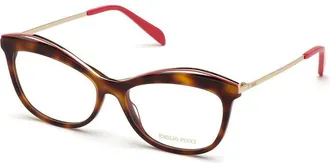 Emilio Pucci Brown Acetate Glasses Womens (Frames)