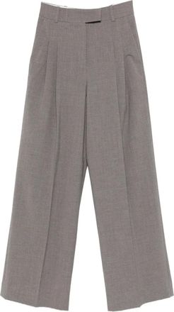 By Malene Birger Pantaloni Cymbaria con pieghe - Grigio