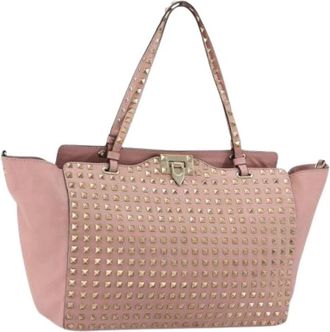Valentino Pre-owned Vintage Tote Bag - Dames - Vintage Shopper - Roze - ONE Size - Leer - Vintage