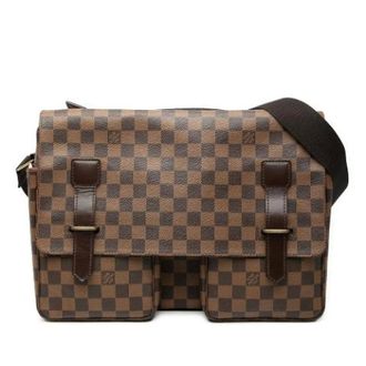 Louis Vuitton Pre-owned Broadway - Dames - Pre-owned - Bruin - Maat: ONE Size Leer