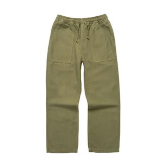 Service Works Straight Trousers, male, Green, Size: XL Chef Pants