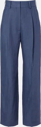 Blaz&eacute; Milano Blaz&eacute; Milano Fox linen straight pants