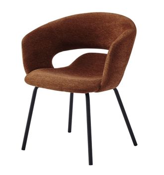 Moloo Sill&oacute;n de mesa de tela Luxury Terracota