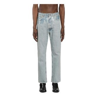 Maison Margiela Heren, Jeans, Blauw, Maat: W31 Katoen