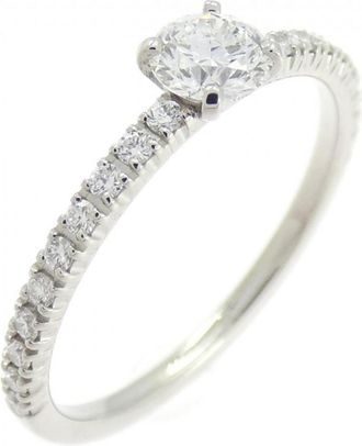 Cartier Platinum Platinum 950 Band Ring (Pre-Owned)