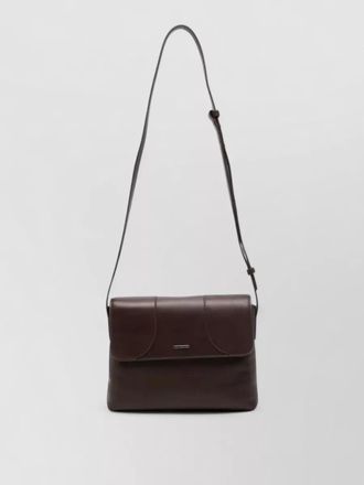 Emporio Armani calf leather shoulder bag