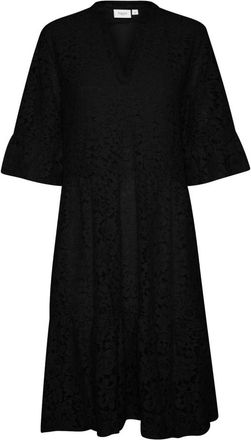Saint Tropez Midi Jurk - Dames - Jurken - Zwart - Maat: S