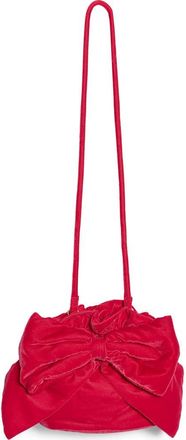 Free People Belle Velvet Bow Bag in Pink at Nordstrom