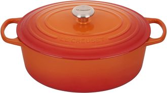 LE CREUSET Signature Cocotte Ovalada 33 Cm Naranja Volc&aacute;nica
