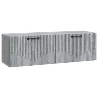 vidaXL Mueble Para Tv De Pared Gris Sonoma 98 X 31 X 30 Cm Vidaxl
