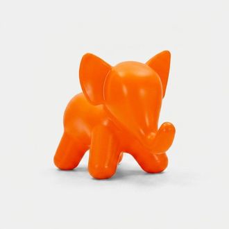 Les Tendances Taburete De Interior Y Exterior De Polietileno Elephant - Naranja
