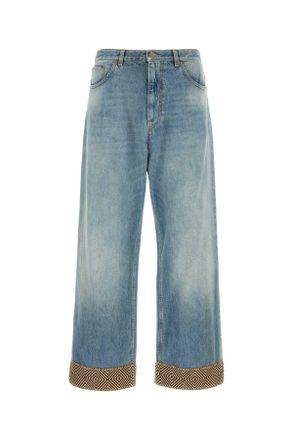 デニム・ジーパン Valentino Relaxed Fit Light Wash Denim Pants ウィメンズデニム・ジーンズ｜ヴァレンティノ公式ストア