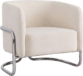 Sklum Sill&oacute;n Tapizado Y En Hierro Zantria Sklum