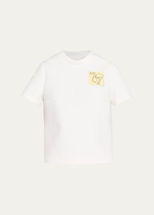 Marc Jacobs Sticky Note Cotton-Blend T-Shirt