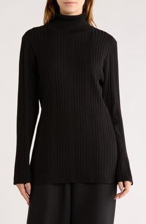 By Design Yalex Turtleneck Sweater in Jet Black at Nordstrom Rack, Size 1X
