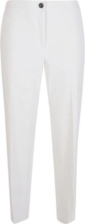 Roberto Ricci Design Chinos - Dames - Chinos - Wit - S - Leer - Broeken