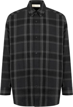 Fear of God 0130 Vintage Zwarte Shirt - Heren - Casual Overhemden - Zwart - S - Overhemden