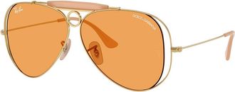 Ray-Ban RB3138M 001/7 Mens Sunglasses Gold Size 58