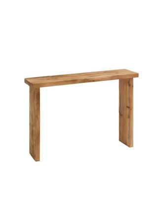 Deco Wood Consola r&uacute;stica de madera de pino 120x80cm