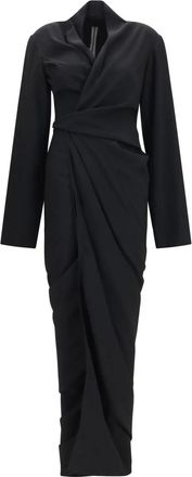 Rick Owens Abito lungo a portafoglio - - Dresses - Donna - Nero - S