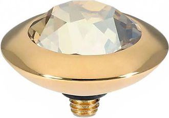 Qudo Womens Tondo Interchangeable Toppers In Golden Shadow