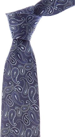 Etro Blue Paisley Silk Tie