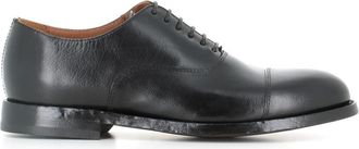 Green George Almond Toe Oxford - Heren - Nette schoenen - Zwart - 43 EU - Leer - Schoenen