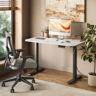 Vicco Escritorio Elevate, Blanco/negro, 120 X 70 Cm 2 Motores, Vicco