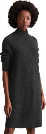 Marc O'Polo Denim Strickkleid MARC OPOLO DENIM, Damen, Gr. XS, N-Gr, anthra melange, Strick, Obermaterial: 72% Schurwolle, 26% Polyamid, 2% Elasthan, meliert, knieumspi