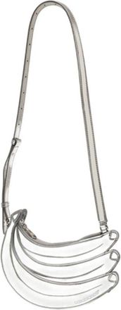 Casablanca Womens Banana Shoulder Bag Silver